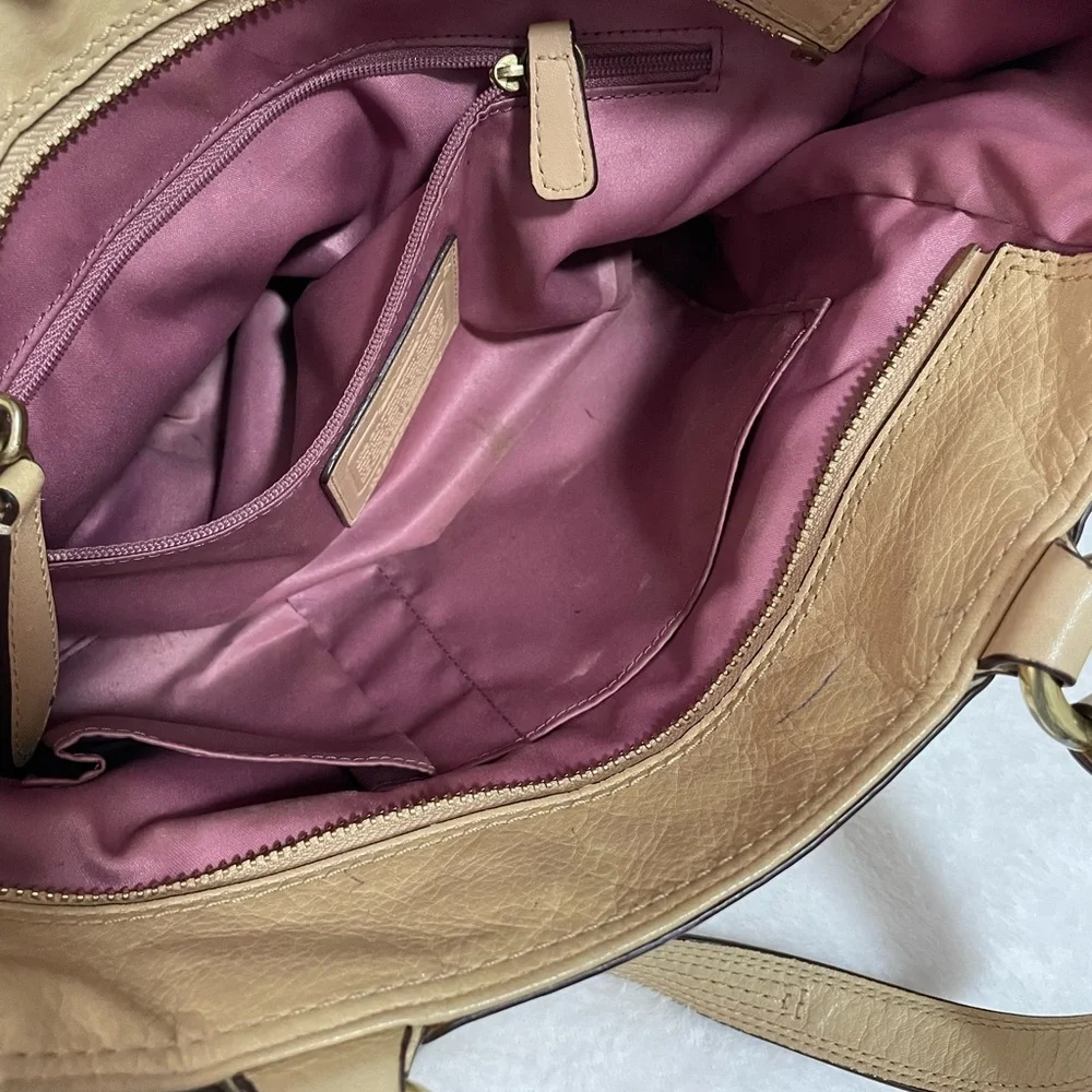 Coach East West Studded Tote